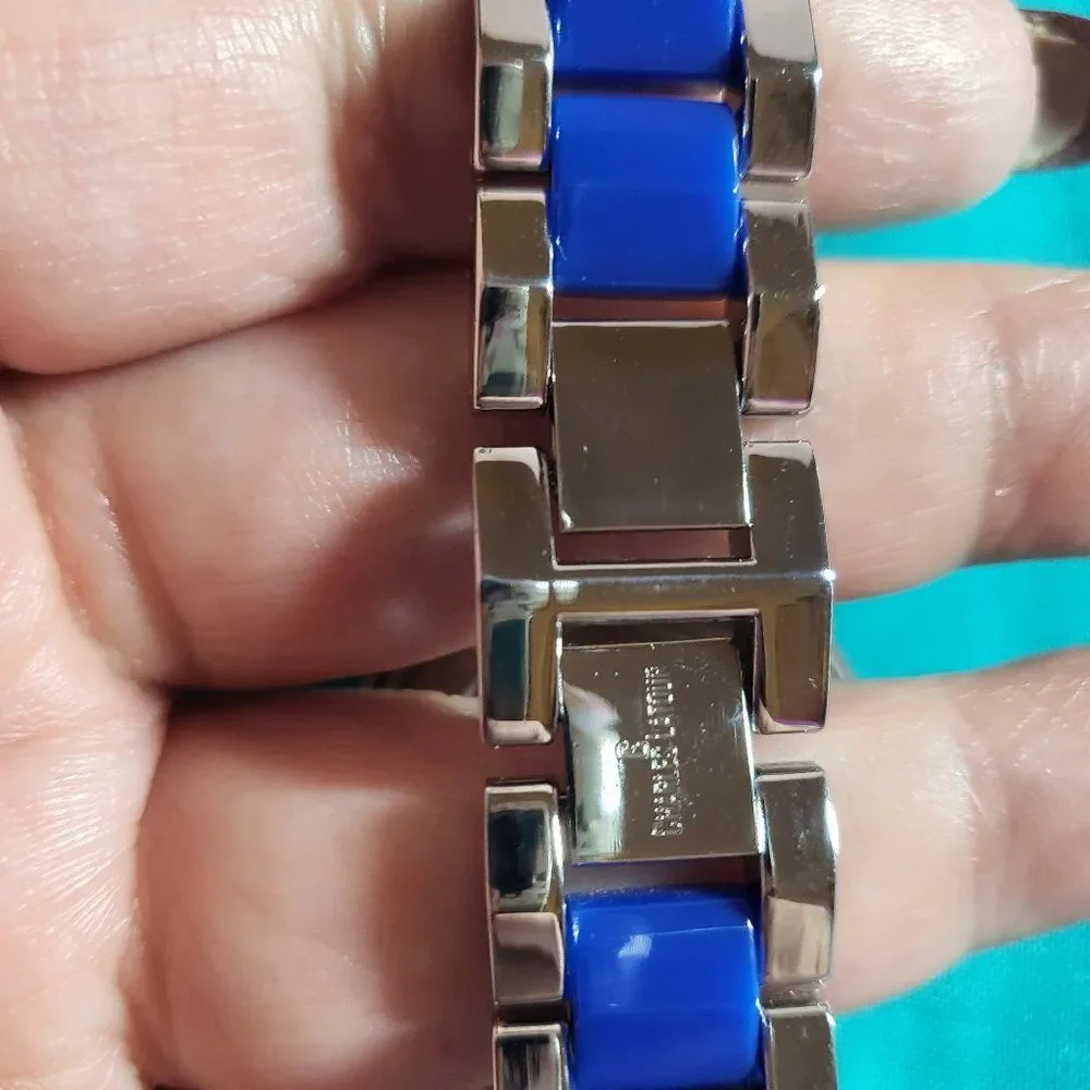Charles Latour crystal Swarovski watch Blue